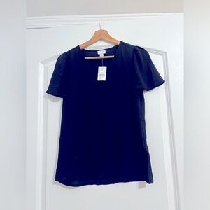 J. Crew Black Blouse